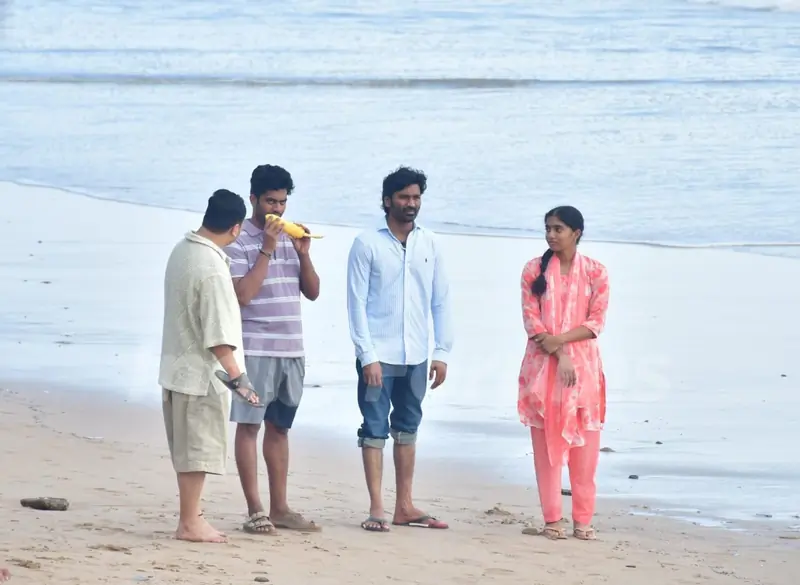 Dhanush snapped in the city