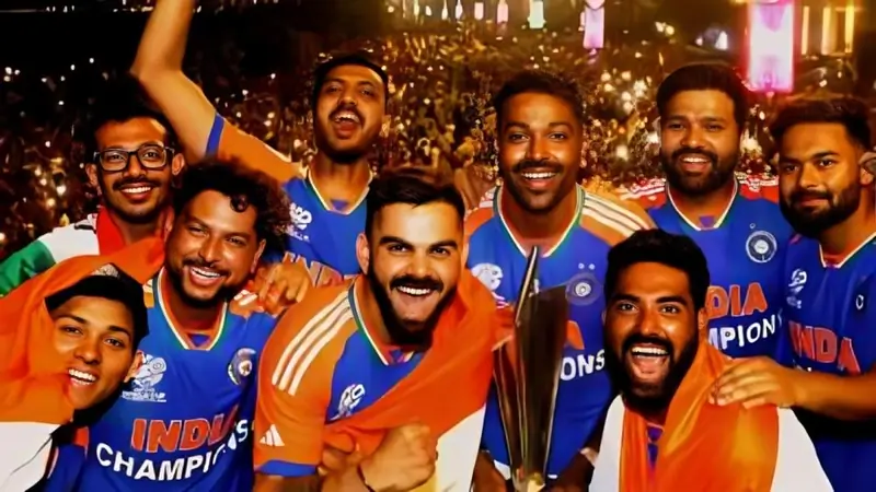 From clearing path for Ambulance to chanting 'Vande Mataram' at Wankhede: 5 moments from the Champions welcome