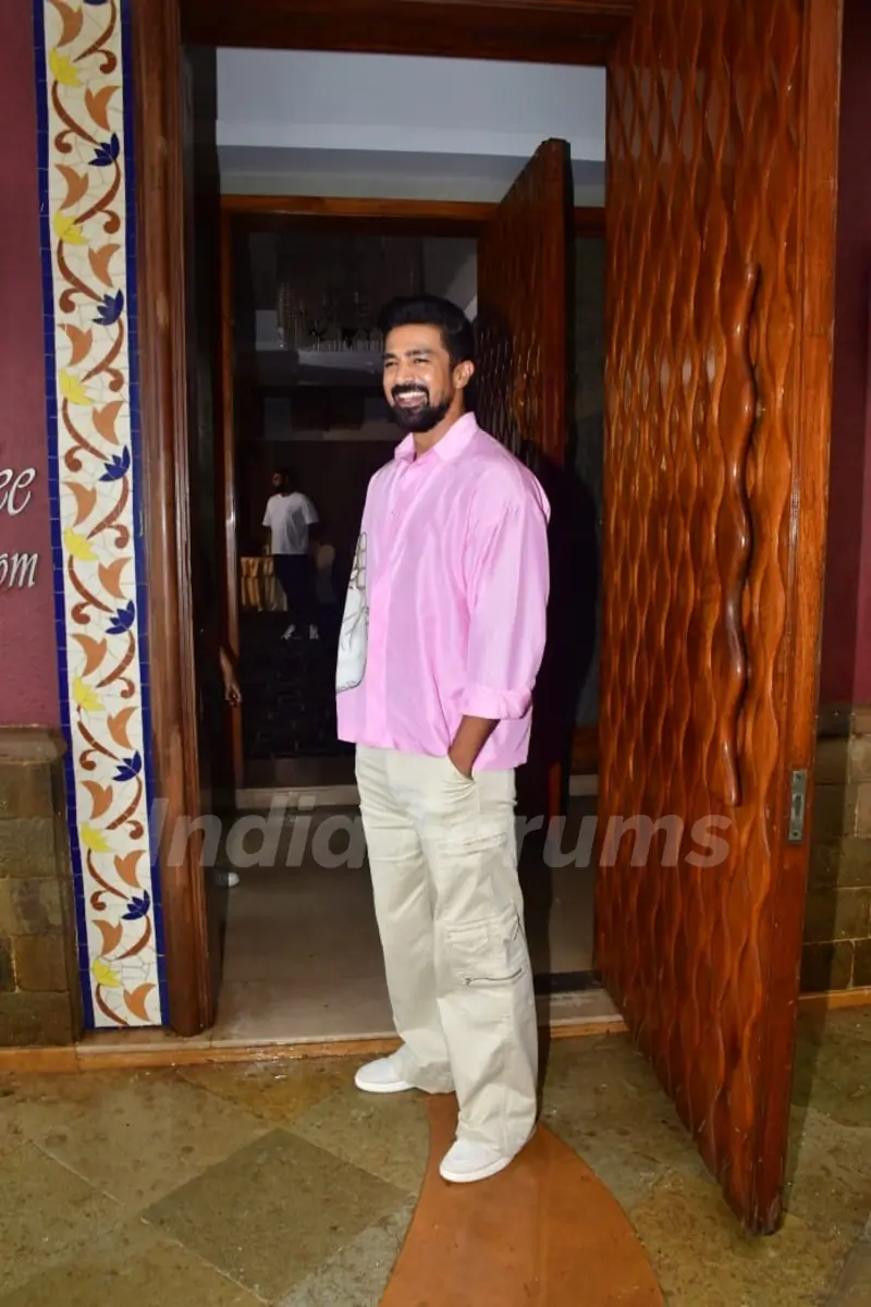 Saqib Saleem snapped promoting their film Kakuda