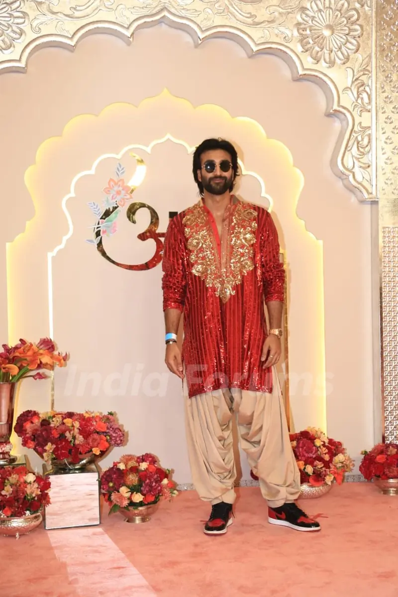 Meezaan Jaffrey at Anant Ambani and Radhika Merchant's Wedding Ceremony