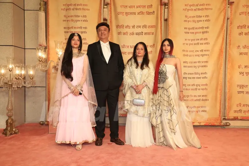 Anu Malik attend Anant Ambani and Radhika Merchant's Wedding Reception