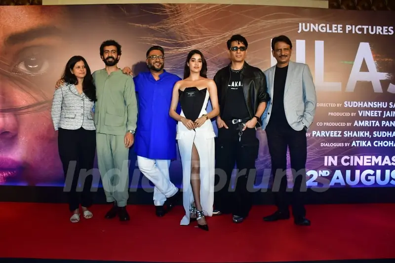 Janhvi Kapoor snapped at Ulajh Trailer Launch