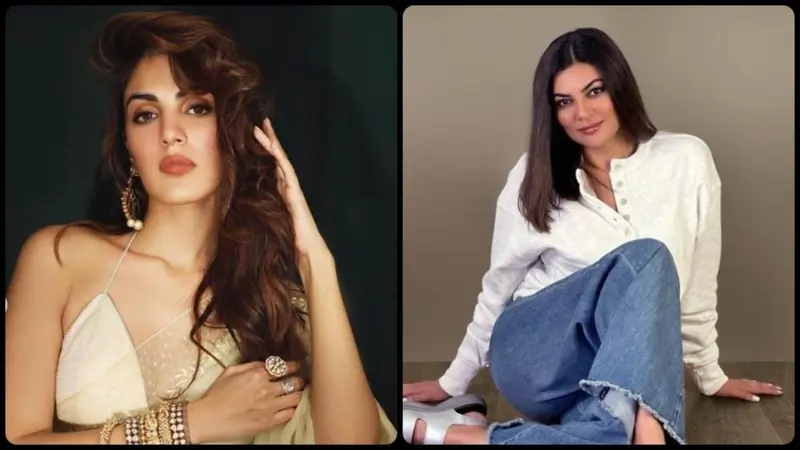 Sushmita Sen and Rhea Chakraborty