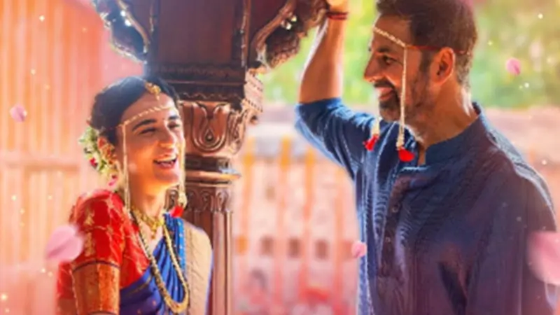 Radhikka Madan and Akshay Kumar in Sarfira
