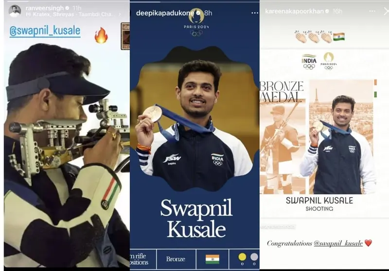 Paris Olympics 2024: PM Narendra Modi, Ranveer-Deepika, Kareena Kapoor, and more congratulate Swapnil Kusale