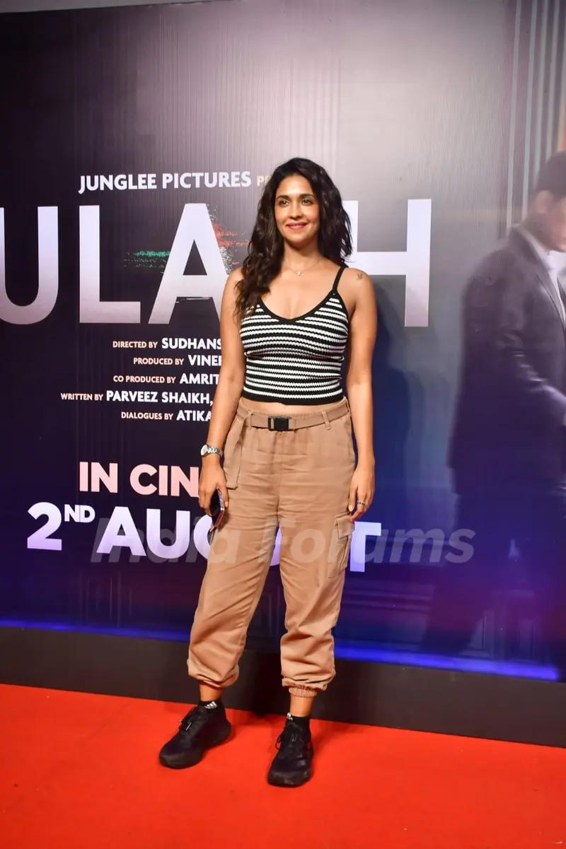 Mannara Chopra attend the screening of Ulajh
