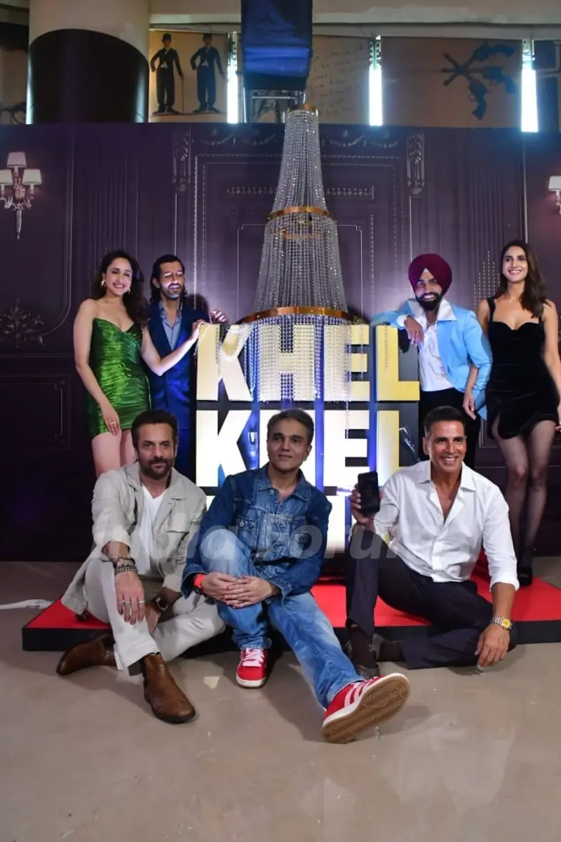 Akshay Kumar, Vaani Kapoor, Fardeen Khan and others snapped at  the trailer launch of Khel Khel Mein 