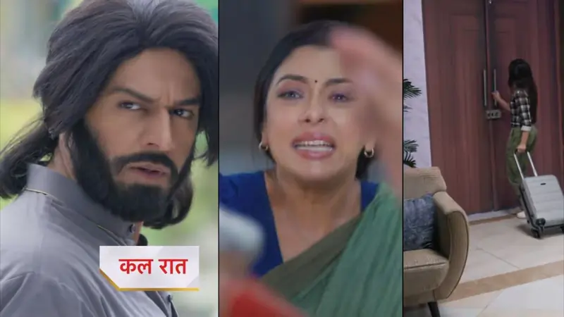 Anupamaa: Aadhya departing Megha's home overlaps with Anuj's arrival; Anupama's stall faces destruction 