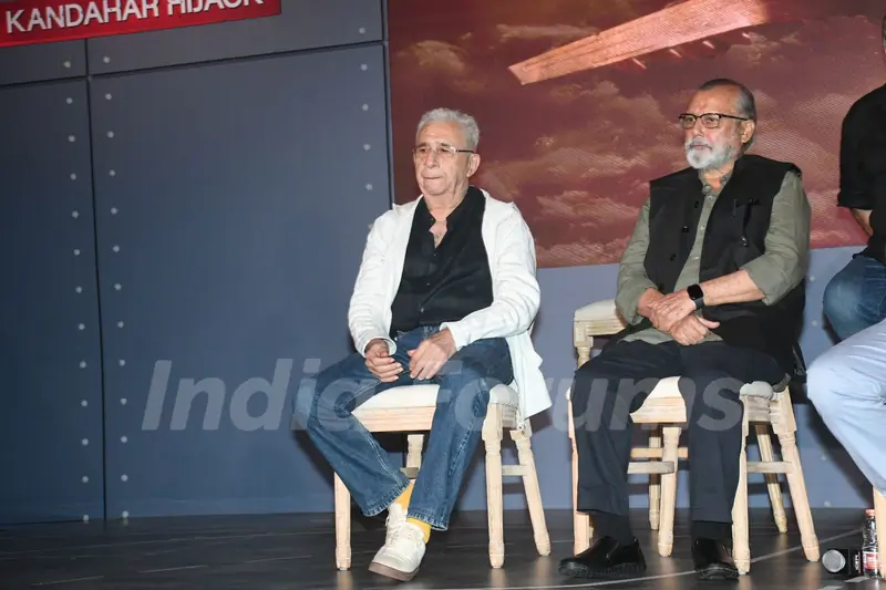 Naseeruddin Shah and Pankaj Kapur snapped at the press conference of IC 814: The Kandahar Hijack