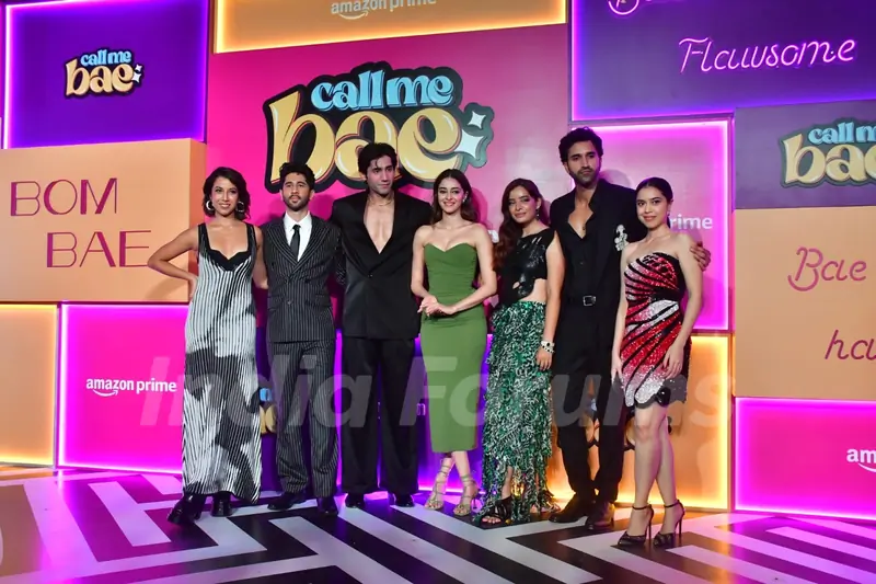 Ananya Panday, Varun Sood, Niharika Lyra Dutt, Lisa Mishra, Gurfateh Pirzada, Vihaan Samat and Muskkaan Jaferi Attend the screening of 'Call Me Bae'