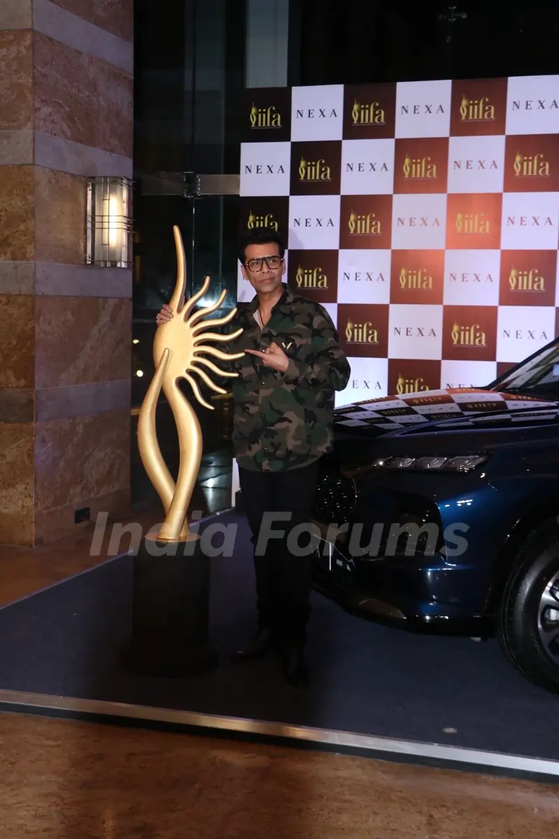 Karan Johar snapped at the conference of 24th IIFA Awards