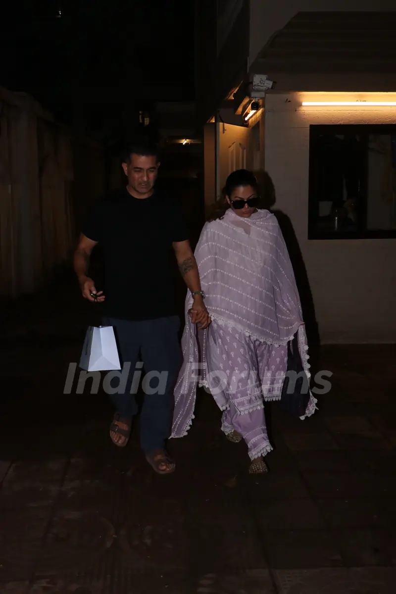 Amrita Arora snapped in the city