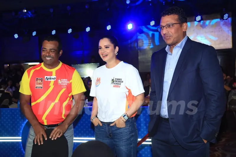 Sania Mirza snapped at Tennis Premier League Season 6 Auctions