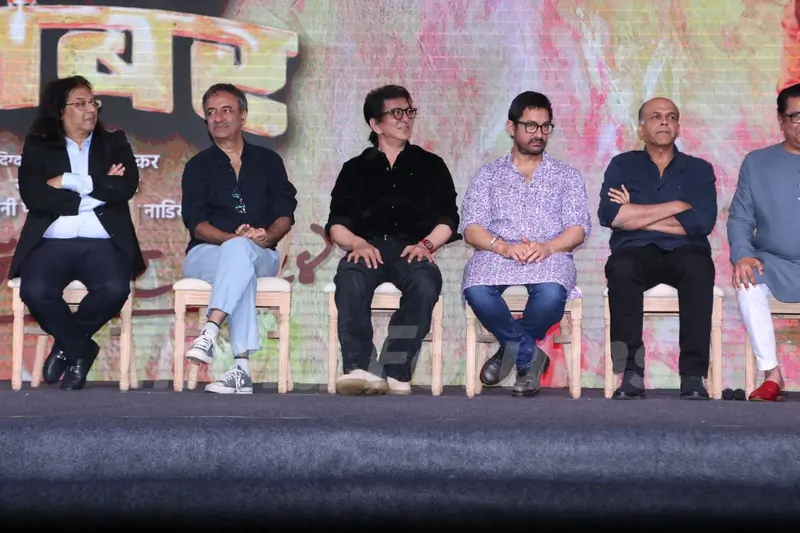 Aamir Khan, Sajid Nadiadwala, Ashutosh Gowariker, Rajkumar Hirani and Abhijat Joshi grace the trailer launch of 'Yek Number'