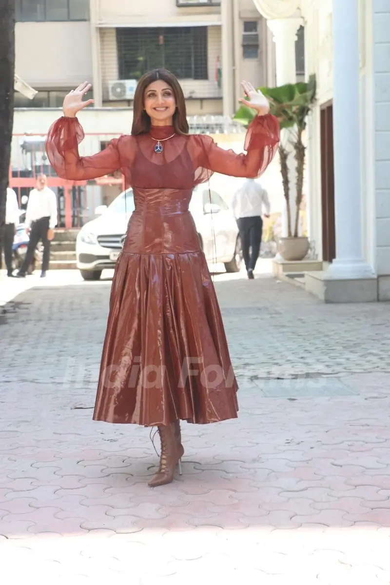 Shilpa Shetty snapped in the city