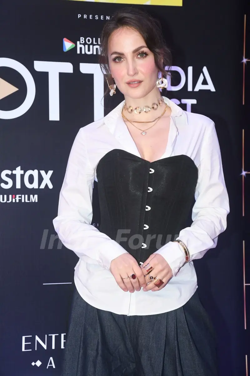 Elli Avram snapped at the Bollywood Hungama OTT India Fest