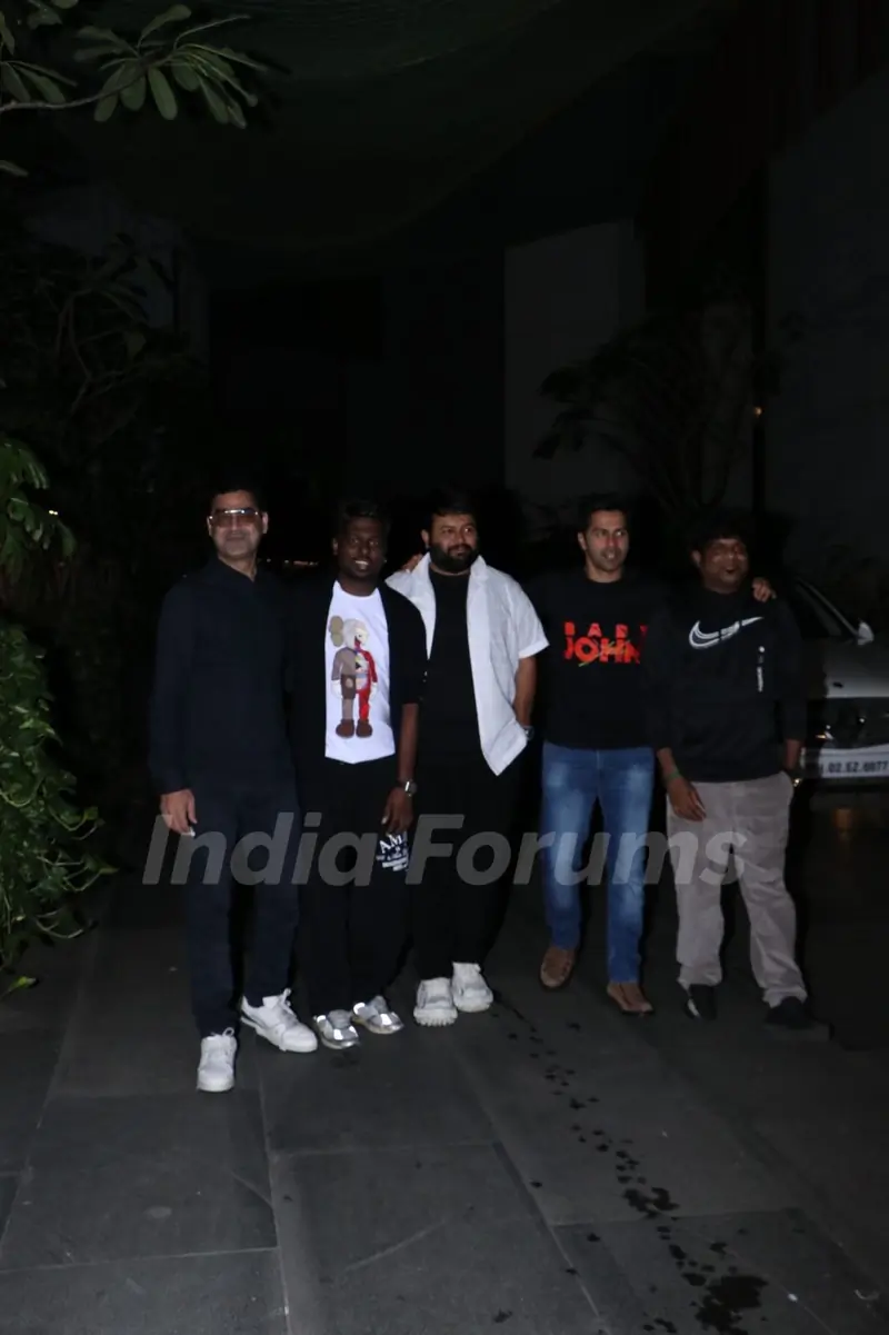 Varun Dhawan and Atlee Kumar Baby John meet up in Mumbai