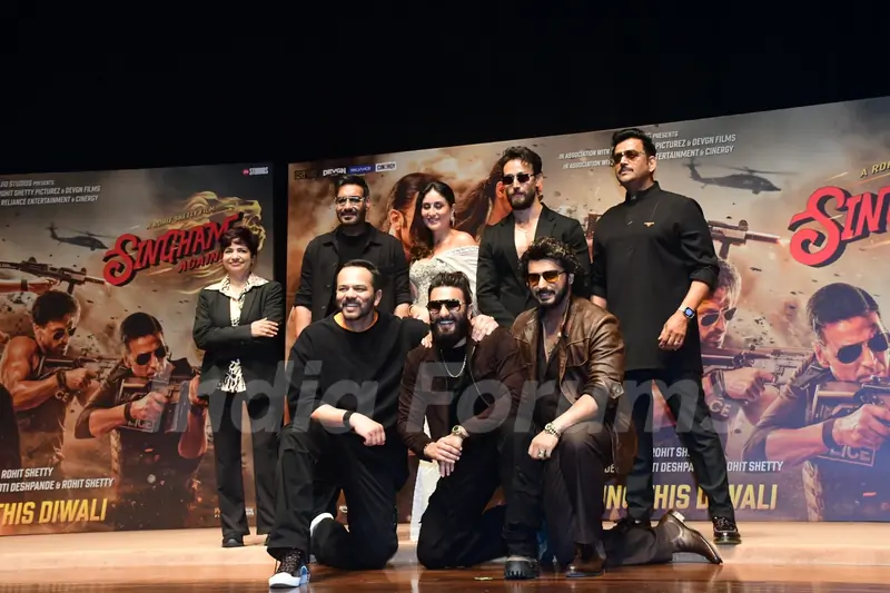 Ajay Devgn, Kareena Kapoor Khan, Tiger Shroff, Ranveer Singh, Arjun Kapoor, Rohit Shetty and other celebs grace the trailer launch of ‘Singham Again’