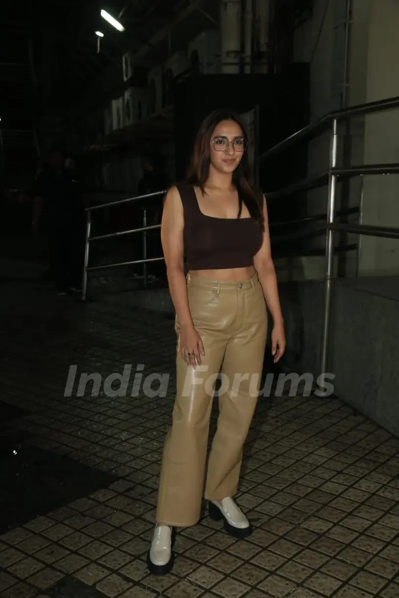 Akansha Ranjan snapped at the screening of ‘Jigra’