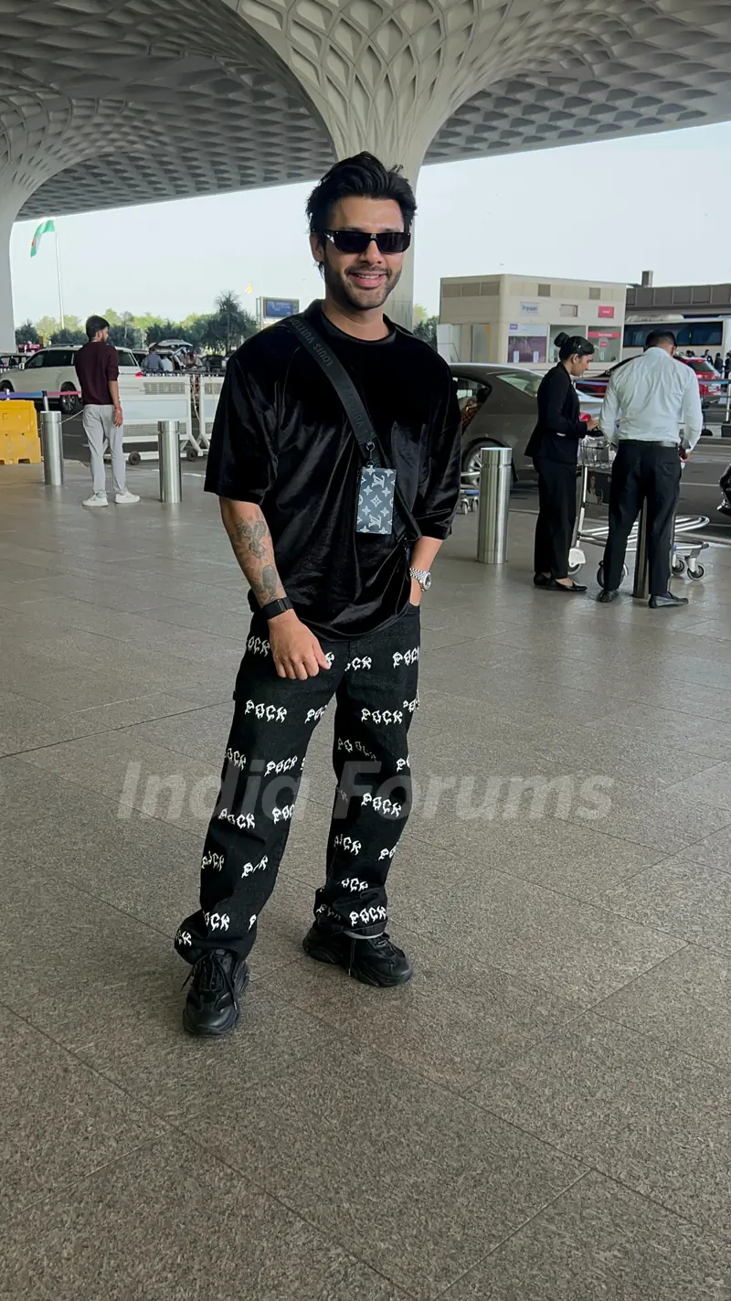 Stebin Ben snapped at the airport