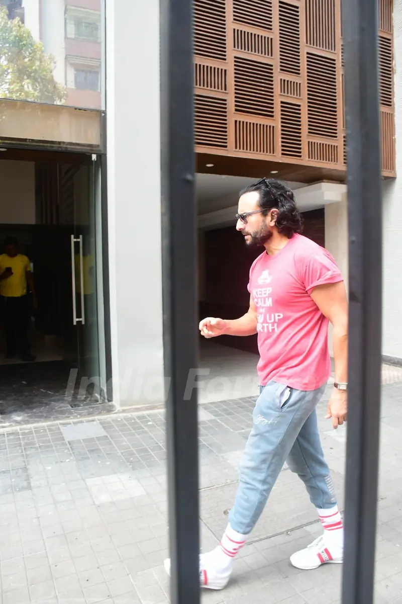 Saif Ali Khan snapped in the city