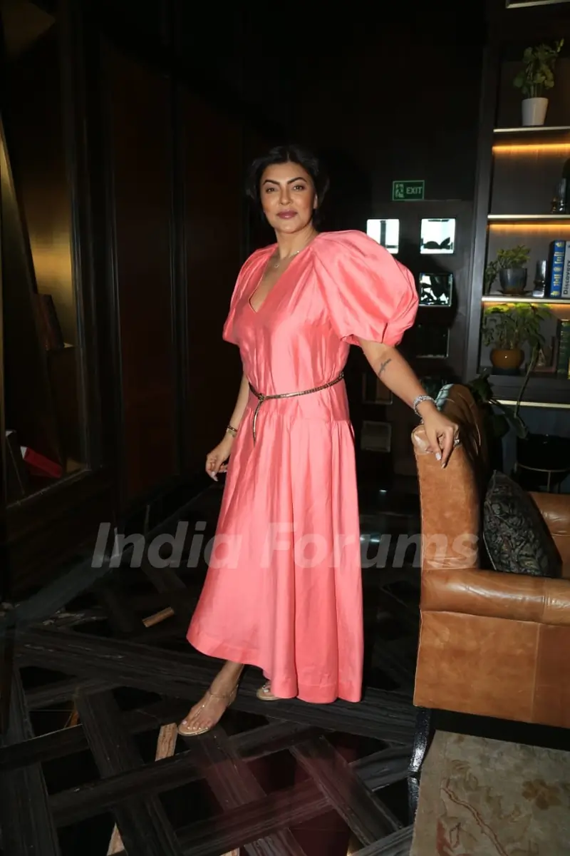 Sushmita Sen snapped at Seema Singh's Diwali Bash