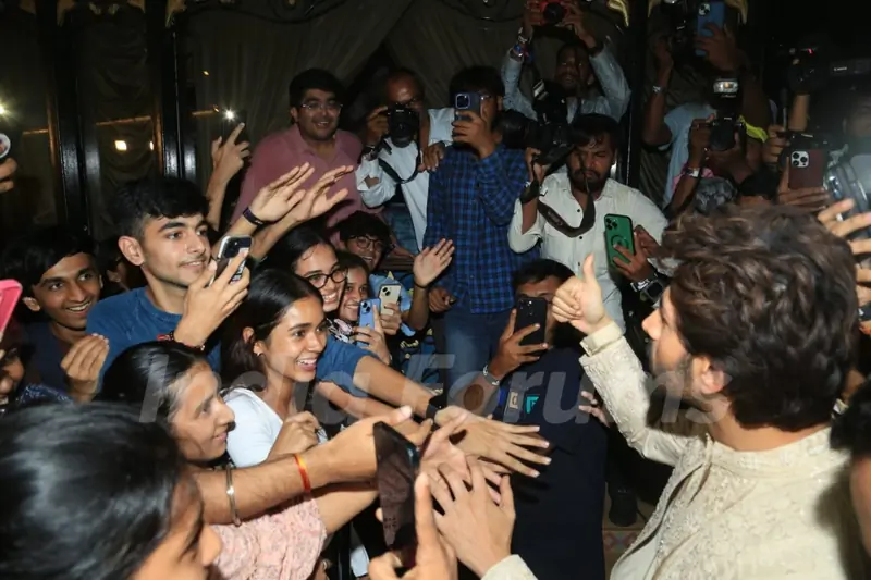 Kartik Aaryan snapped at the song launch of 'Ami Je Tomar 3.0'