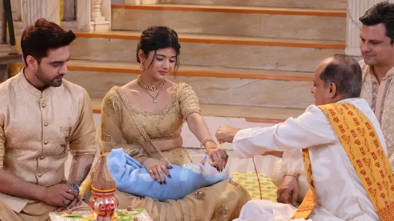Rohit Purohit and Samridhii Shukla BTS Photos of Abhira and Armaan’s selfless proposal to co-parent