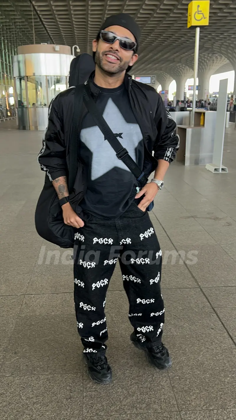 Stebin Ben snapped at the airport