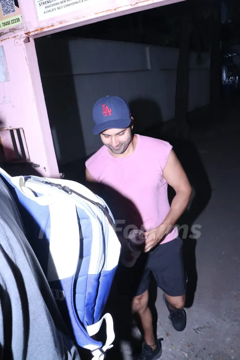 Varun Dhawan snapped in the city