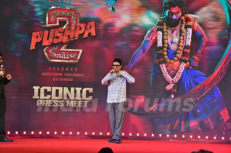 Bhushan Kumar attend the press conference of 'Pushpa 2: The Rule'