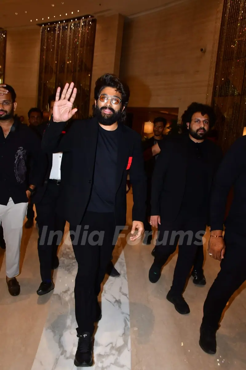 Allu Arjun attend the press conference of 'Pushpa 2: The Rule'