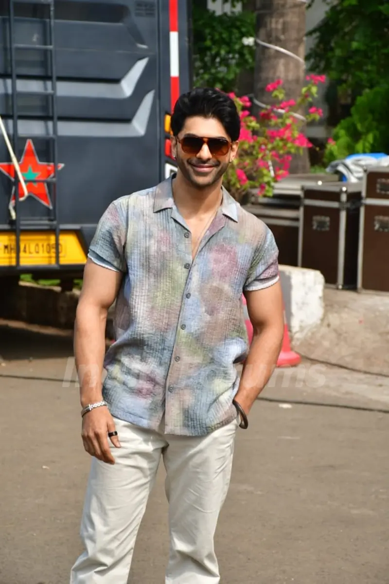 Taha Shah Badussha snapped at the Netflix Roundtable interview