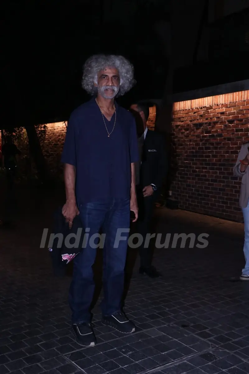 Makarand Deshpande snapped at the screening of 'Agni'
