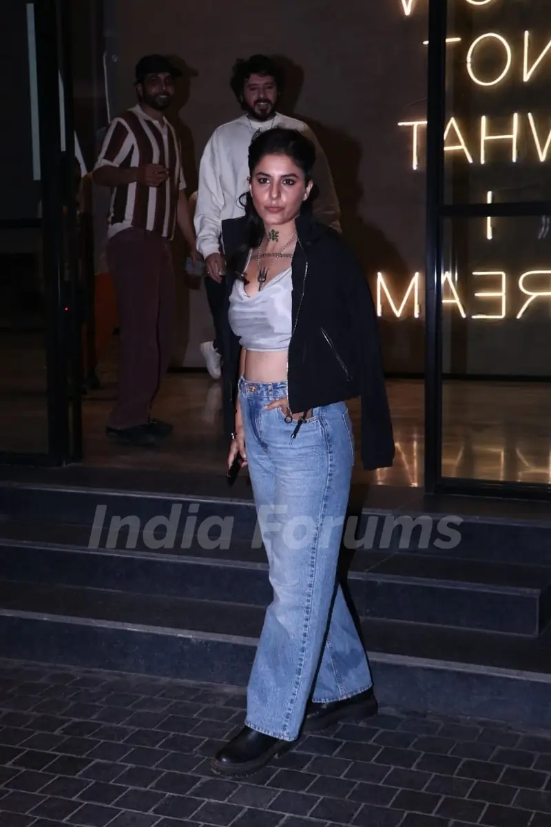 Isha Talwar snapped at the screening of 'Agni'