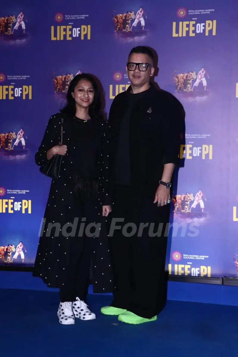 Celebrities snapped at the pre-function of the opening show of 'Life of Pi'