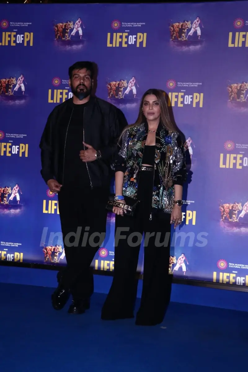 Celebrities snapped at the pre-function of the opening show of 'Life of Pi'