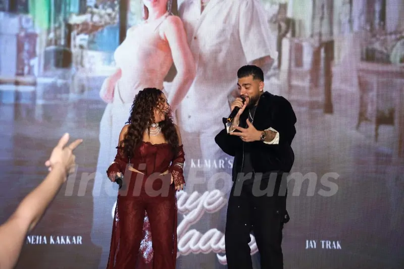 Neha Kakkar and Karan Aujla grace The launch of the music video Aaye Haaye