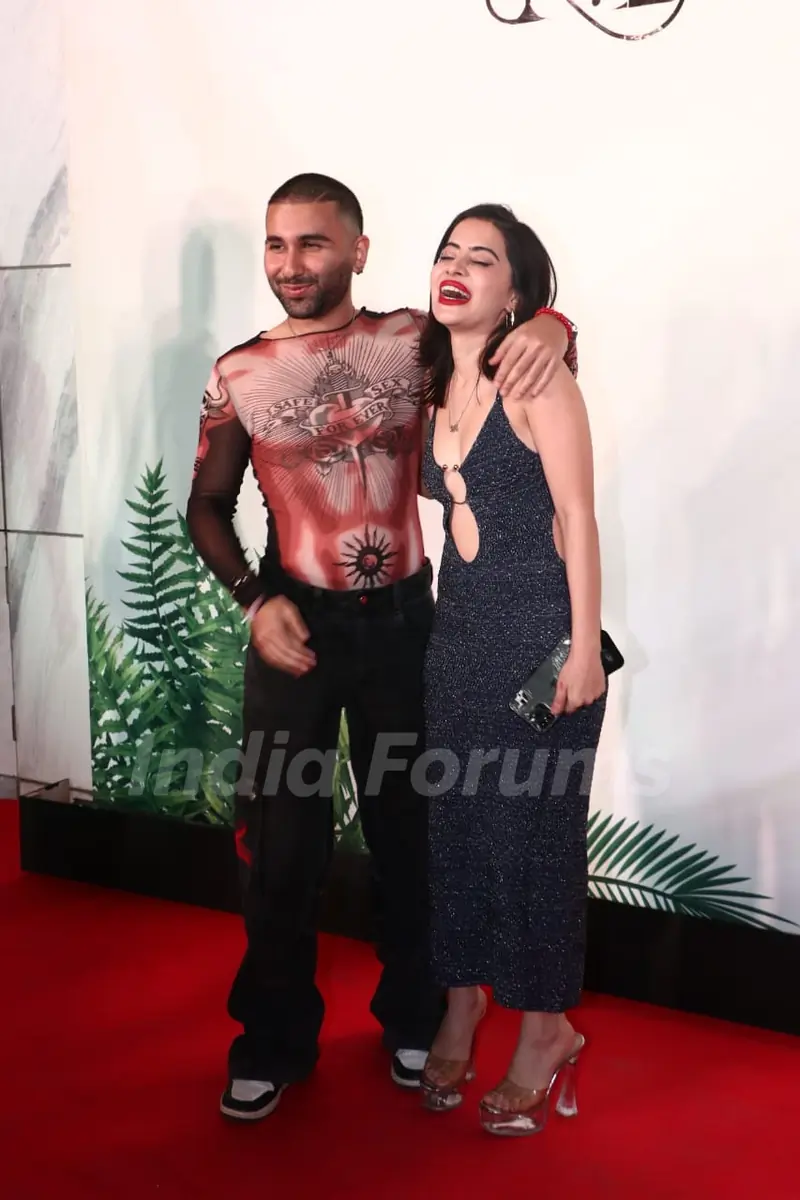Uorfi Javed and Orry grace the Mercii event