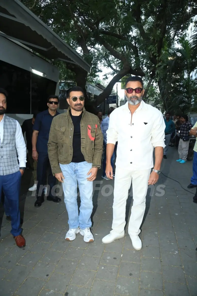 Bobby Deol and Sunny Deol snapped in the city