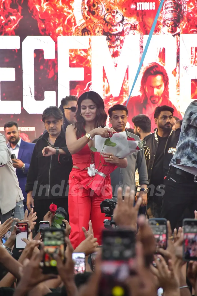 Wamiqa Gabbi grace the trailer launch of Baby John