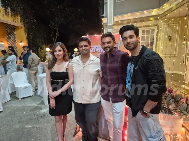 Simran Kaur and Abhishek Malik snapped at the show launch of Jamai No. 1