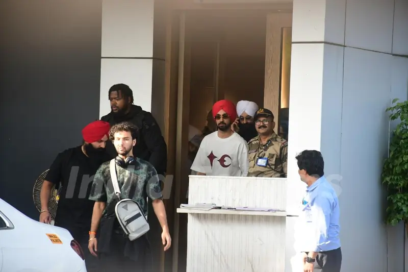 Diljit Dosanjh snapped at Kalina airport