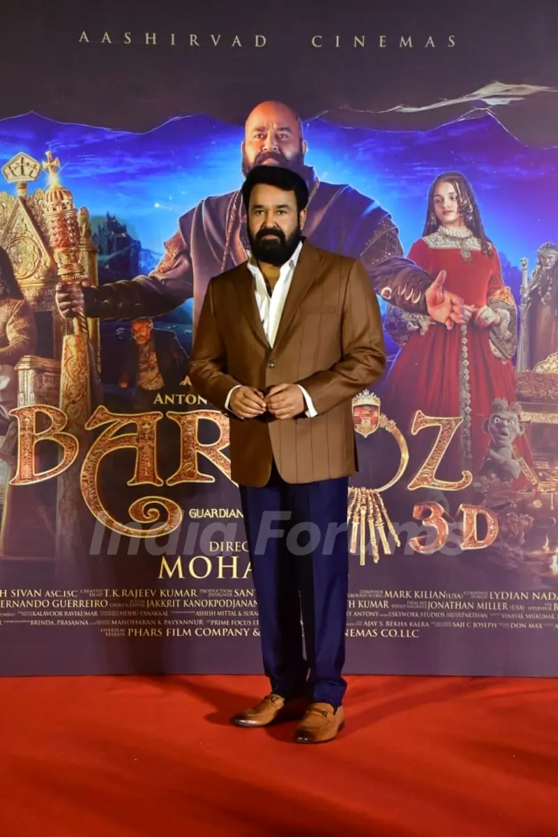 Mohanlal grace the trailer launch of 'Barroz'