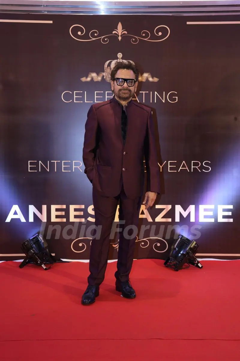 Anees Bazmee snapped celebrating 45 years of Anees Bazmee in the industry