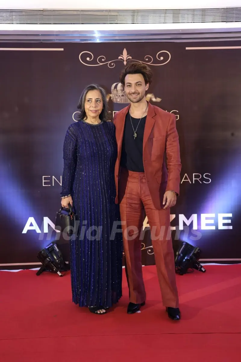 Aayush Sharma snapped celebrating 45 years of Anees Bazmee in the industry