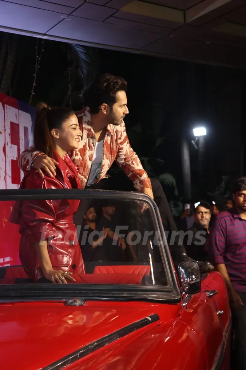 Varun Dhawan and Wamiqa Gabbi snapped promoting Baby John