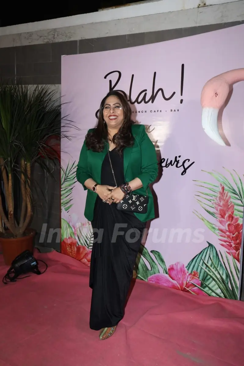 Geeta Kapur snapped at Terence Lewis’s house for Christmas party