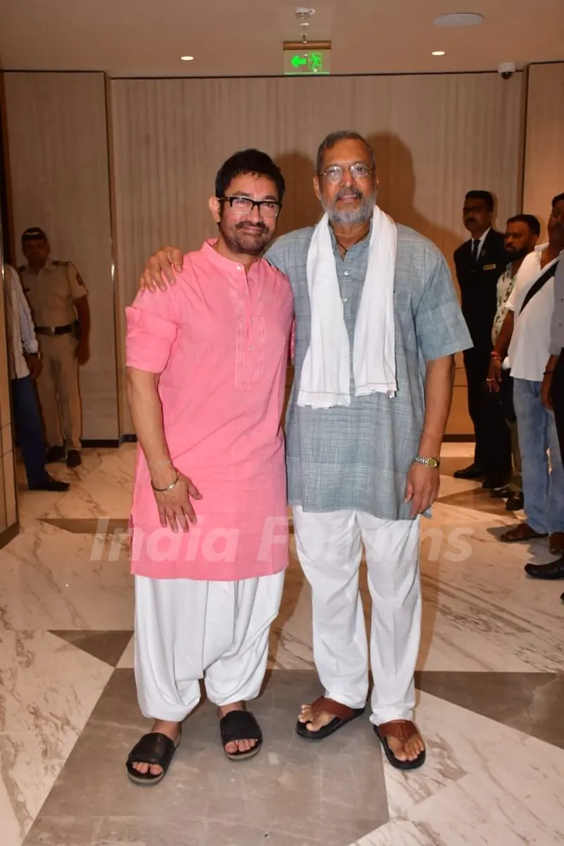 Aamir Khan and Nana Patekar snapped promoting Vanvaas 