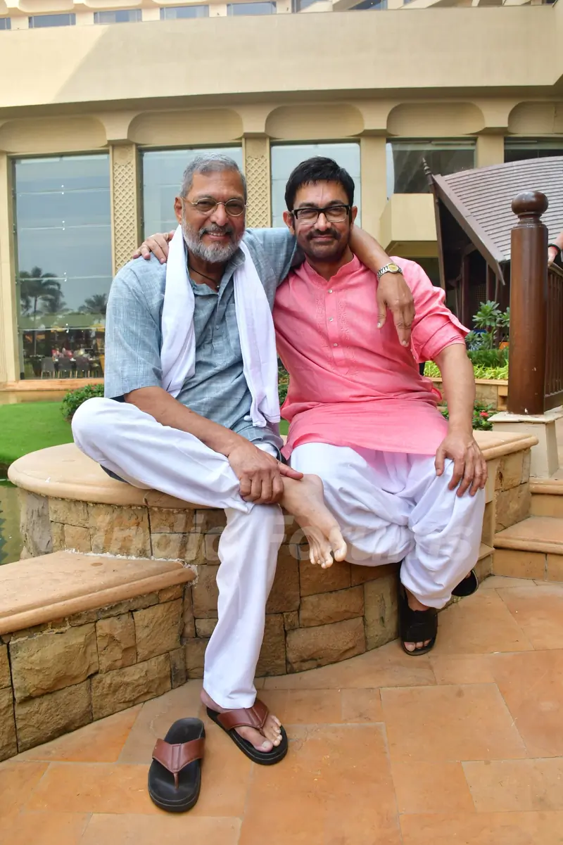 Aamir Khan and Nana Patekar snapped promoting Vanvaas